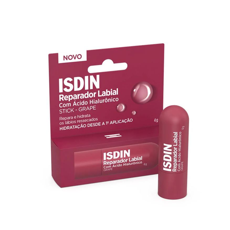 Isdin Reparador Labial Stick 4g - Grape