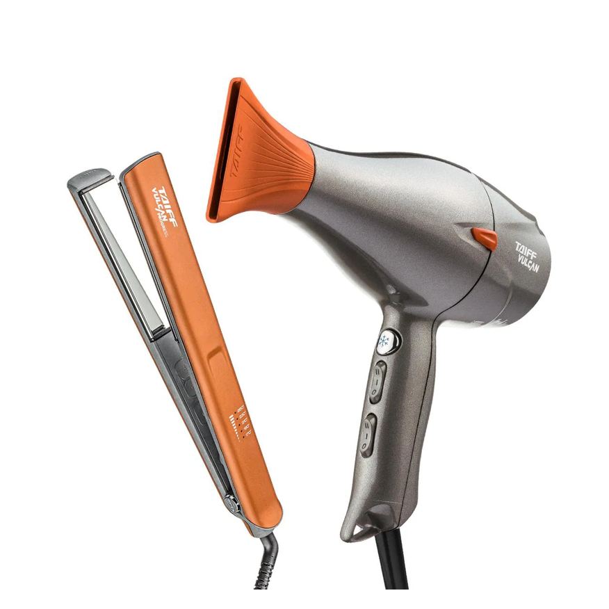 Taiff Kit Secador + Chapa Ultra Vulcan Salon - Profissional