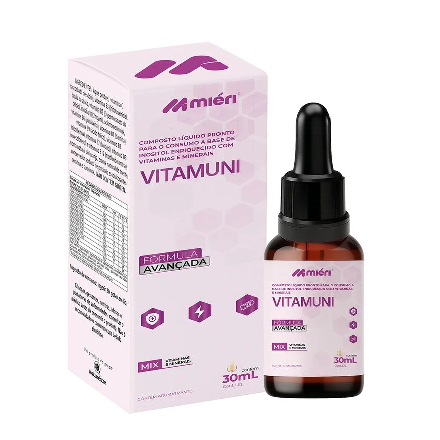 Mieri Vitamuni Gotas Composto Líquido a base de Vitaminas e Minerias 30ml