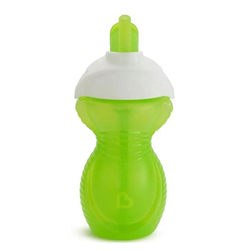 Munchkin Copo Click Lock com Canudo 266ml + 12 Meses Verde