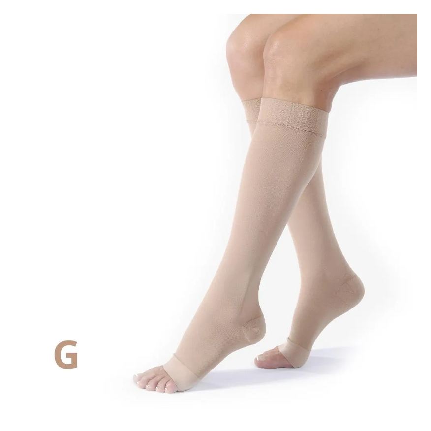 Jobst Meia de Compressão 3/4 Relief 15-20Mmhg Aberta - Bege GG