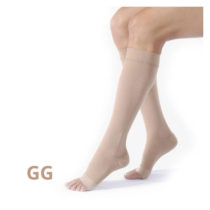 Jobst Meia de Compressão 3/4 Relief 15-20Mmhg Aberta - Bege G