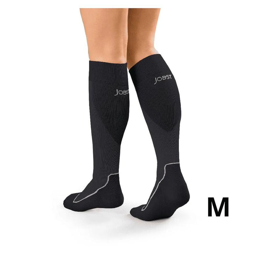 Jobst Meia de Compressão 3/4 Sport 20-30Mmhg - Preta M