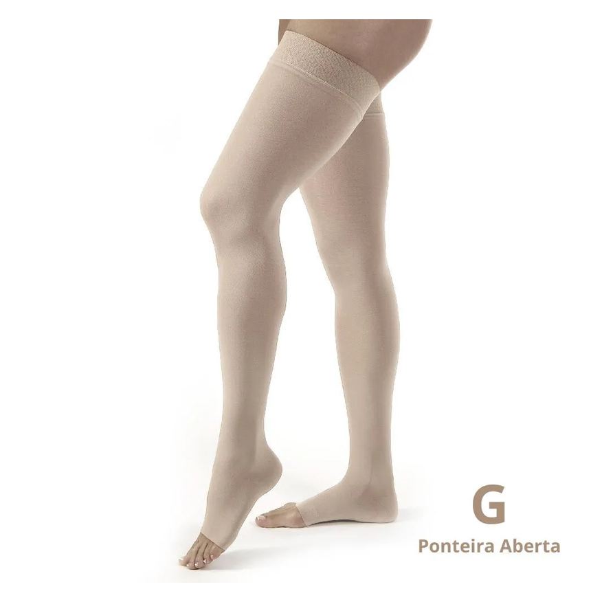 Jobst Meia de Compressão 7/8 Opaque 20-30Mmhg - Natural G Ponteira Aberta