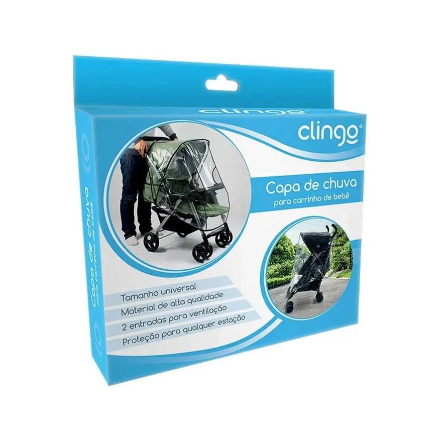 Clingo Capa Chuva para Carrinho Tamanho Universal
