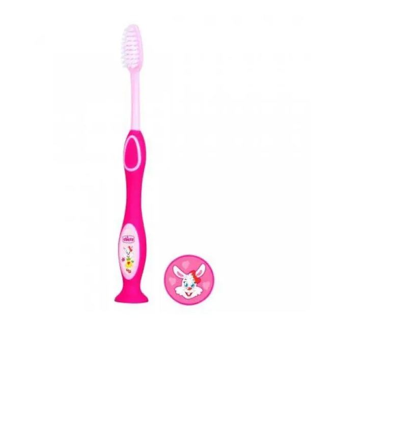 Chicco Escova de Dentes Rosa 3-6Anos