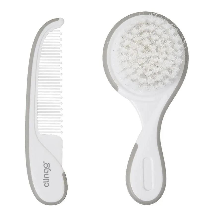 Clingo Kit Pente e Escova para Bebês