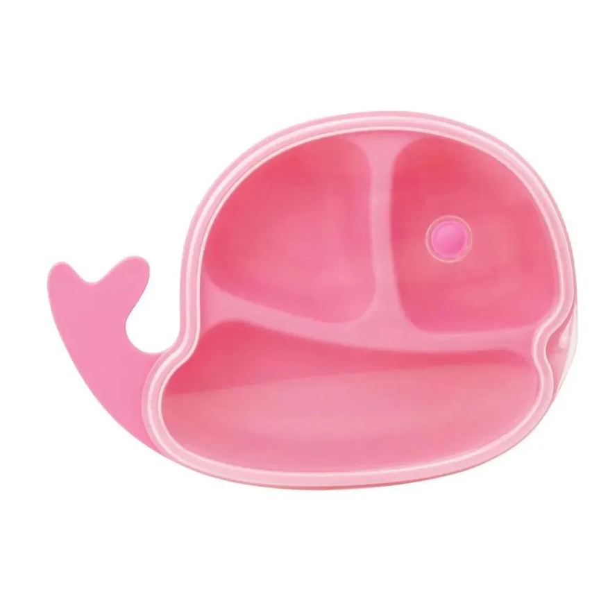 Clingo Prato Baleia com Tampa Rosa