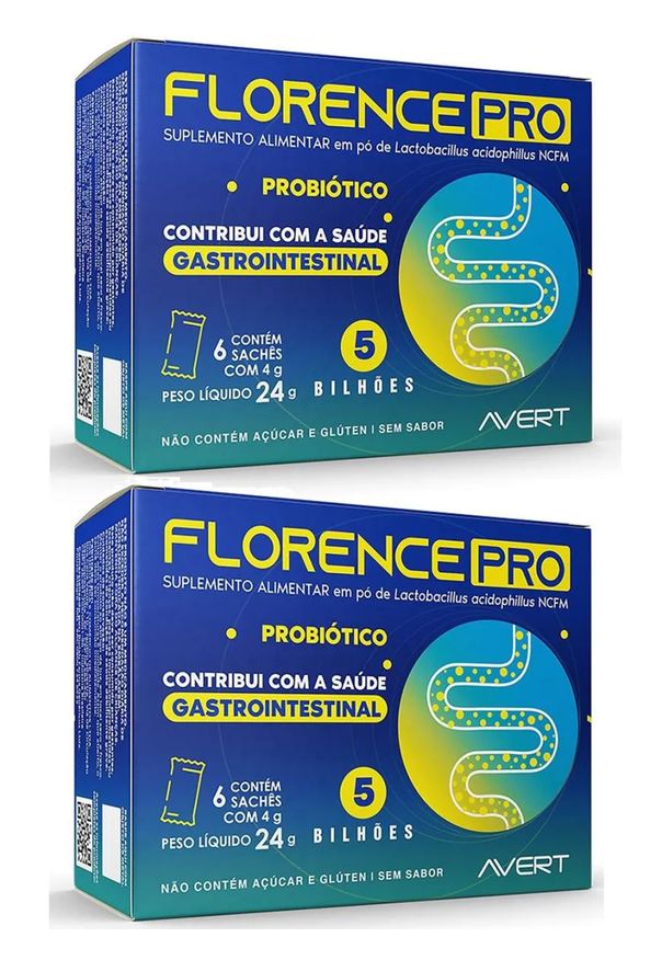 Florence Kit 2 Suplemento Pro Probiótico 6 Sachês - Avert