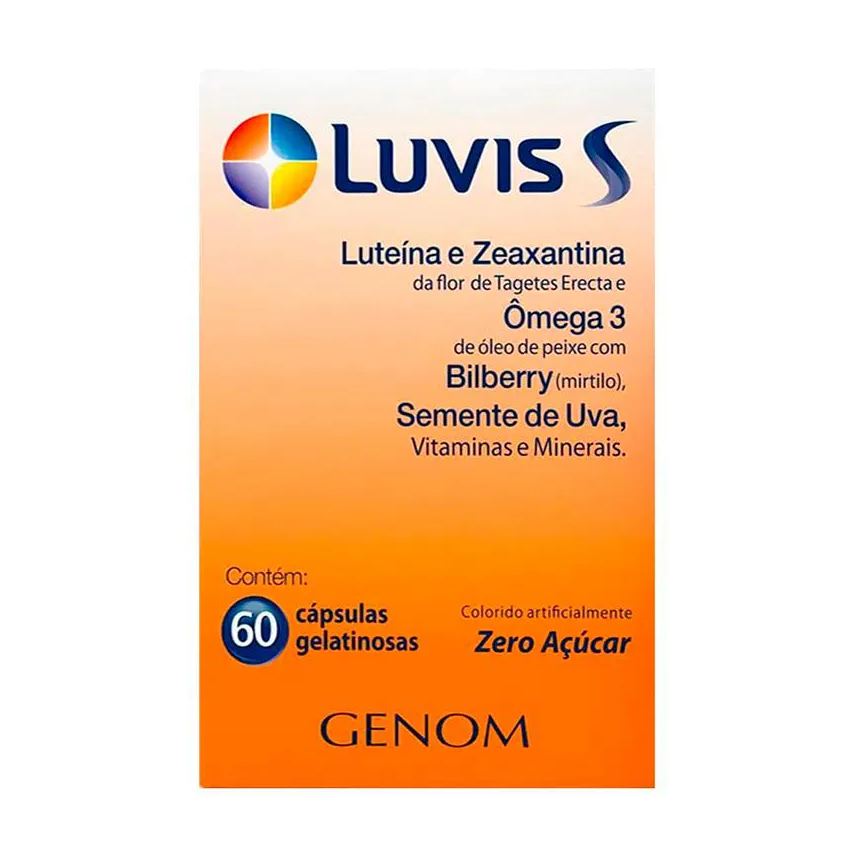 Genom Suplemento Alimentar Luvis S 60 cápsulas