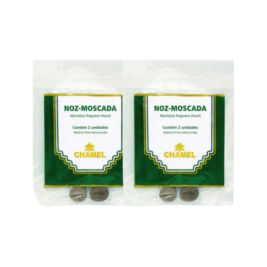 Chamel Kit 2X Pacote Noz Moscada Bola 2 Unidades