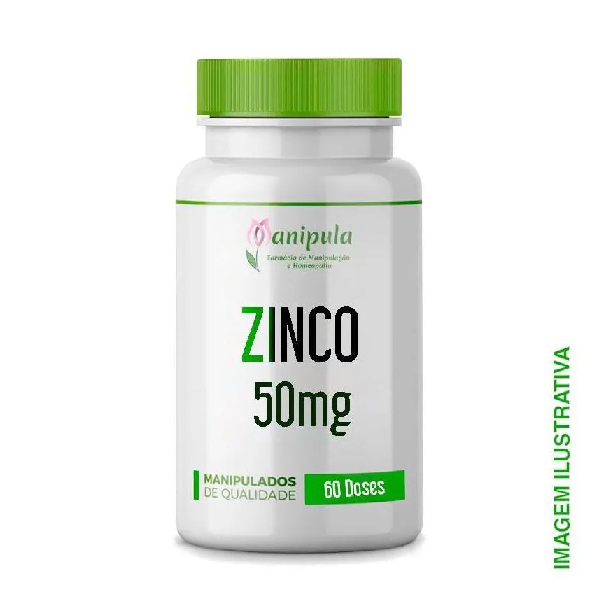 Manipula Zinco 50mg - 60 cápsulas