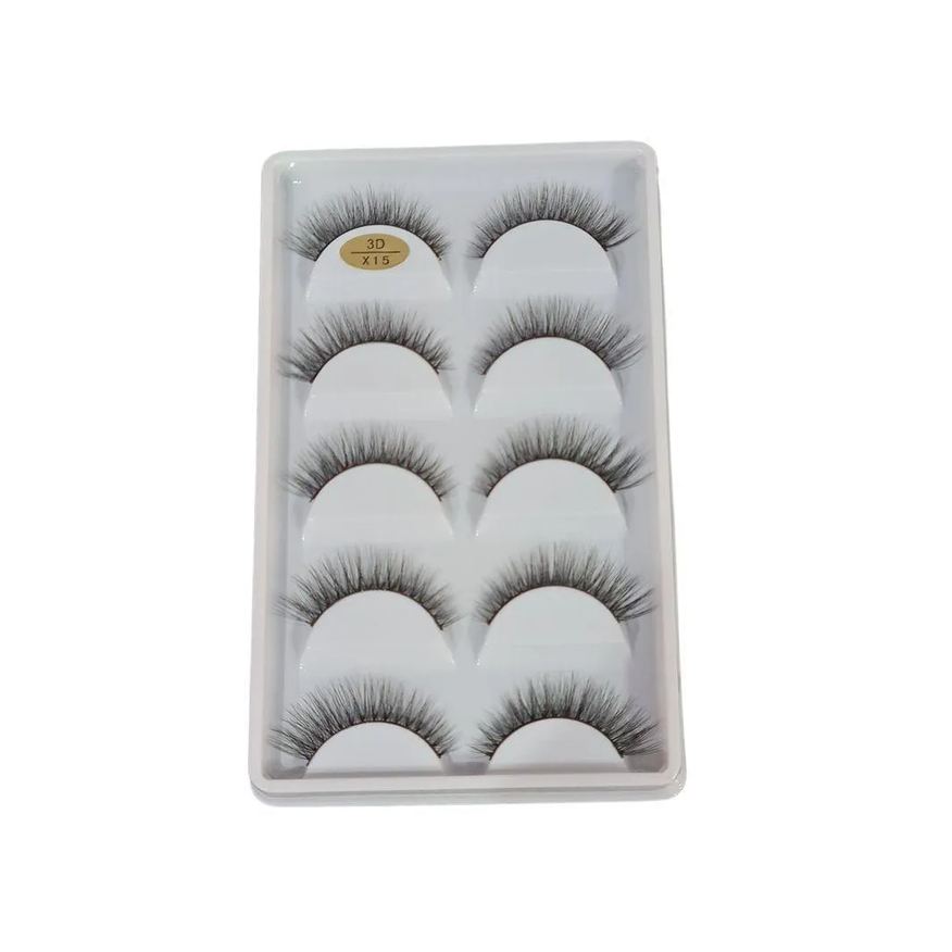 Negabella Cílios 3D com 5 Pares Tipo:x15