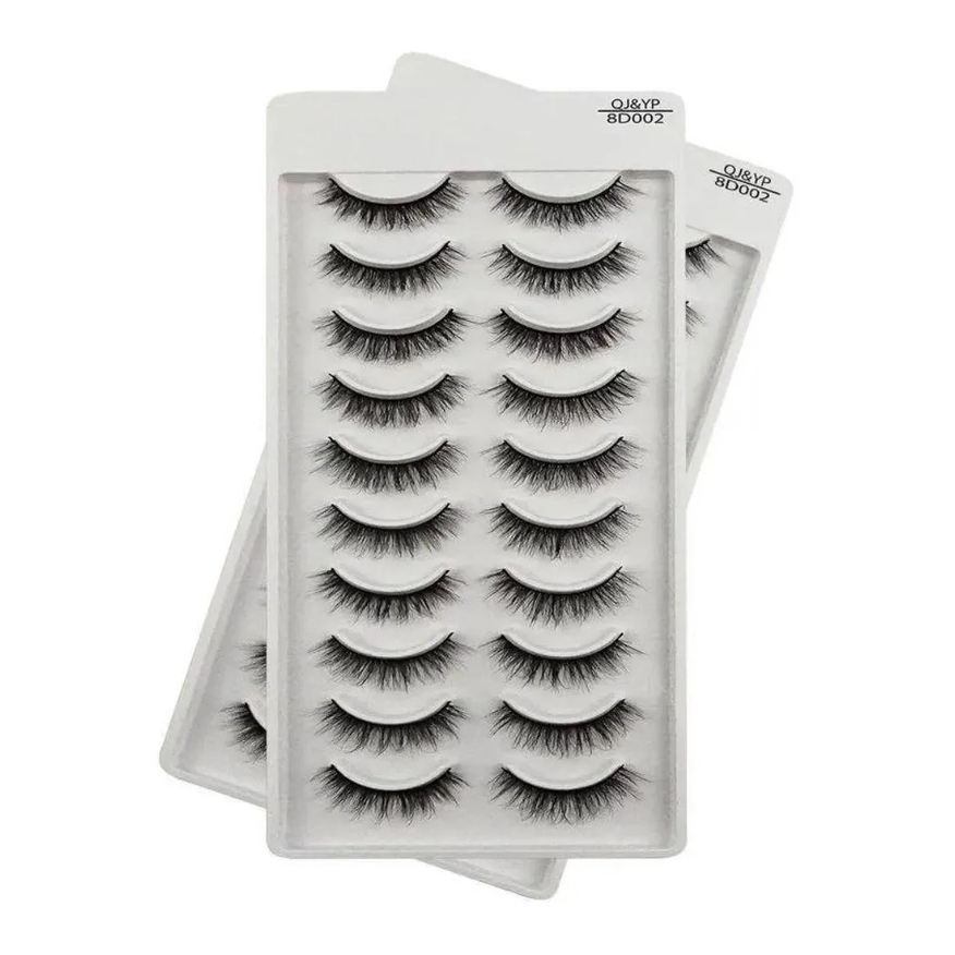 Negabella Cílios 3D Kit com 10 Pares Tipo:8D002
