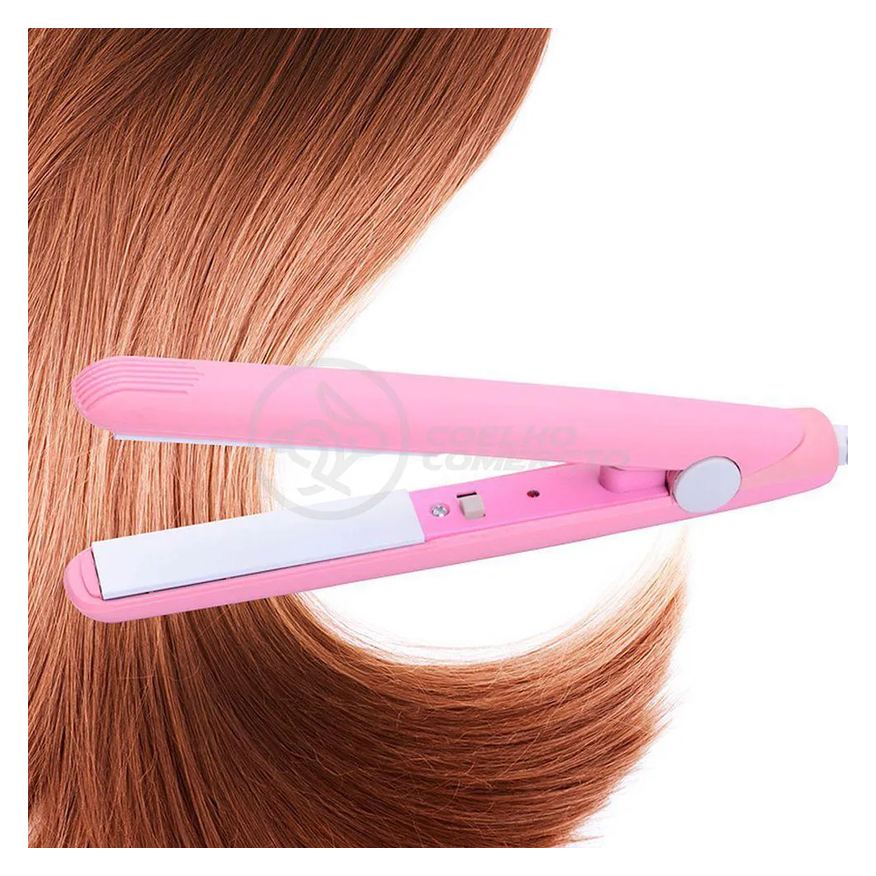 Aquilae Mini Chapinha Prancha 17Cm Bivolt 110|220V Profissional Rosa