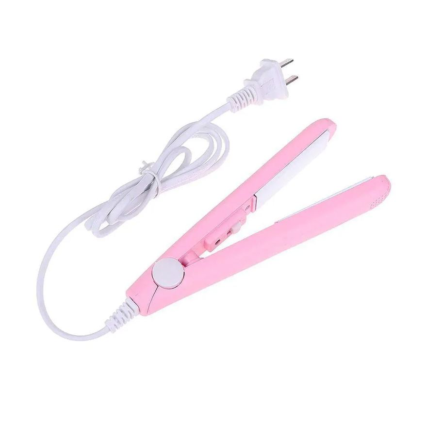 Aquilae Mini Chapinha Prancha de Portátil com Case Transporte Rosa Bivolt