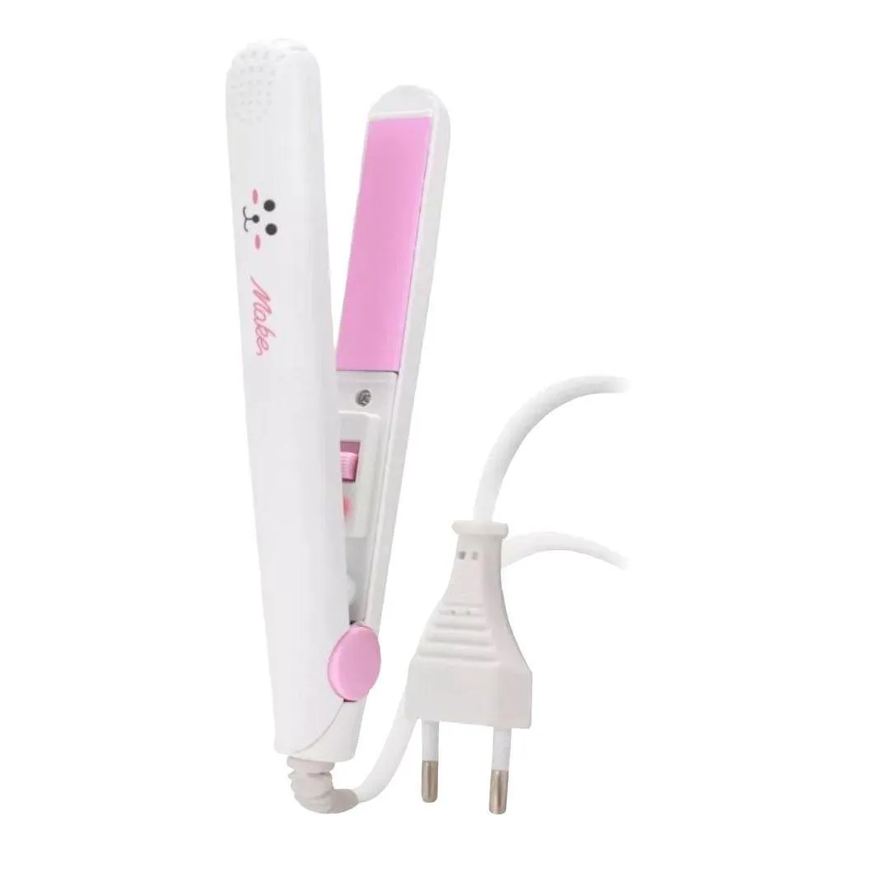 Aquilae Mini Chapinha Prancha Franja Barba Portátil Ceramica Branco Bivolt