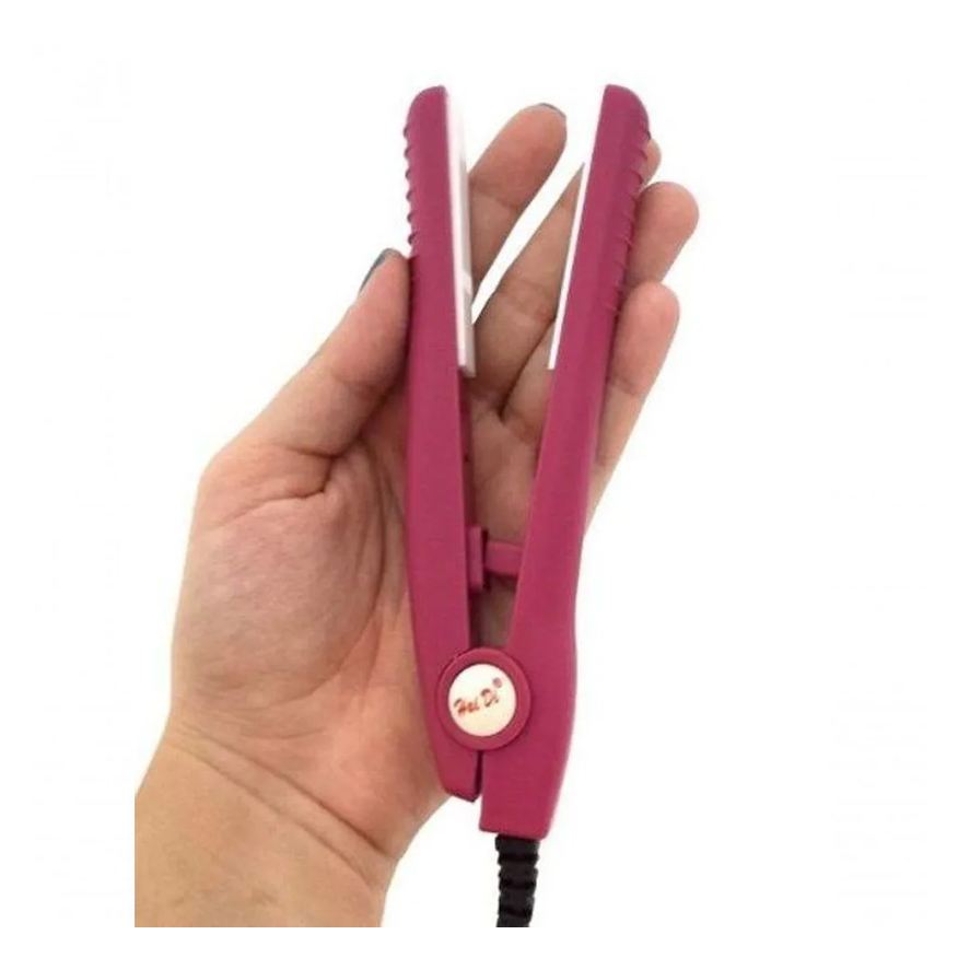 Chapinha Mini Prancha Portátil Alisa e Ondula Viajem - Roxo Bivolt