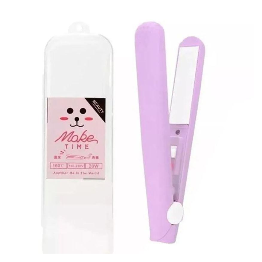 Aquilae Mini Chapinha Prancha Viagem Cabelo 17Cm Bivolt 110/220V