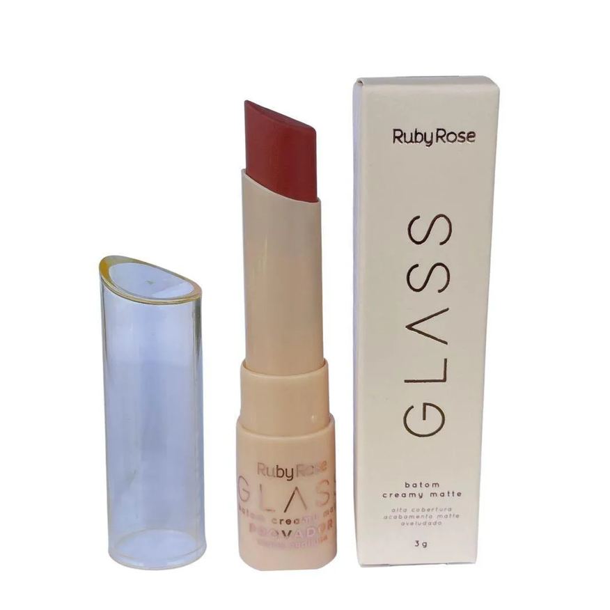 Ruby Rose Batom Creamy Matte Glass Hbf5671 3g Cor: Gl03