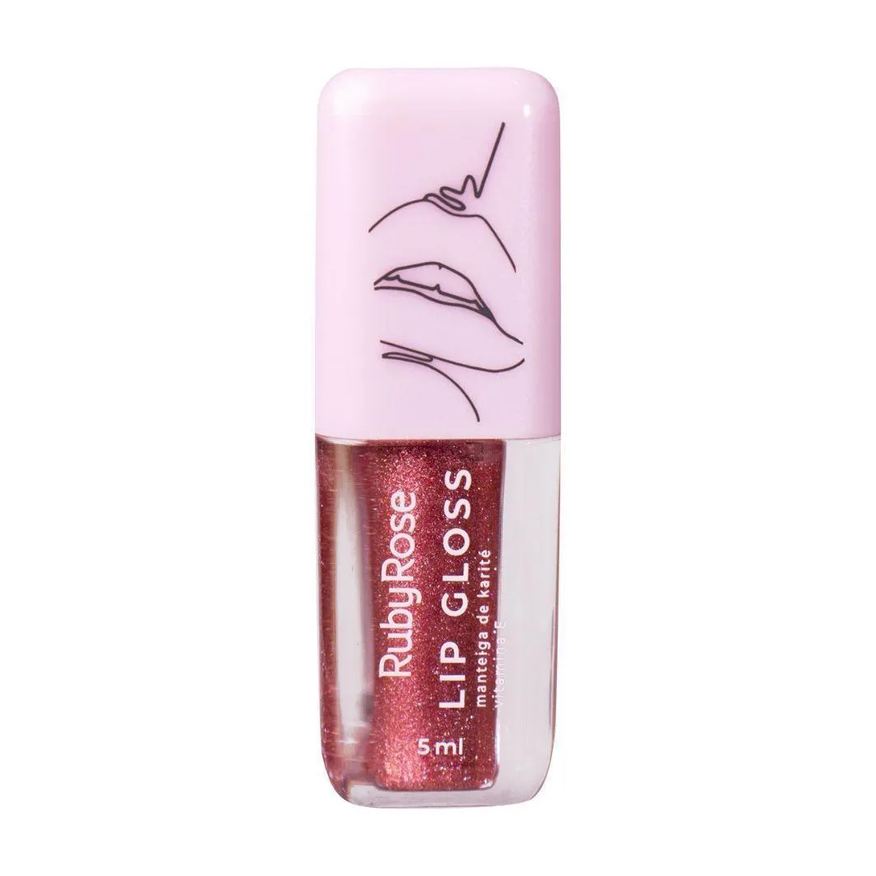 Ruby Rose Lip Gloss Hb8234 5ml Cor: Shooting Star