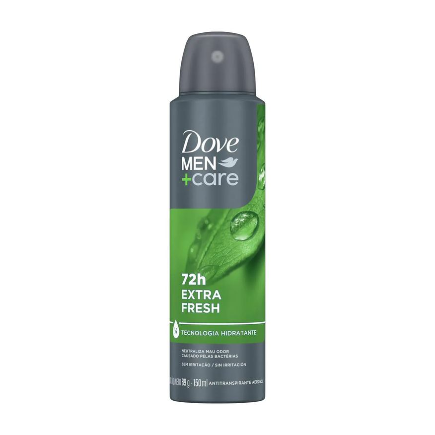 Dove Desodorante Antitranspirante Aerossol Men +Care Extra Fresh Masculino 72h 150ml