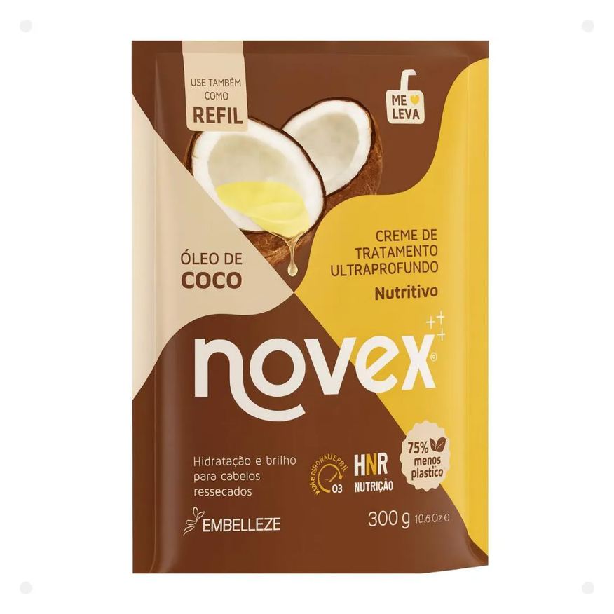 Embelleze Creme de Tratamento Novex Óleo de Coco Nutritivo 300g