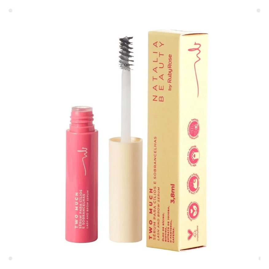 Ruby Rose Sérum para Cílios e Sobrancelhas Natalia Beauty By Two Much 3,8ml