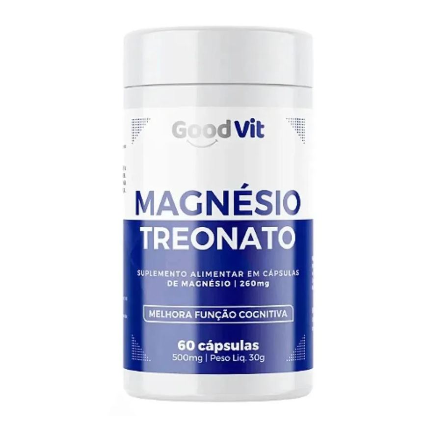 Good Vit Magnésio Treonato 60Cáps
