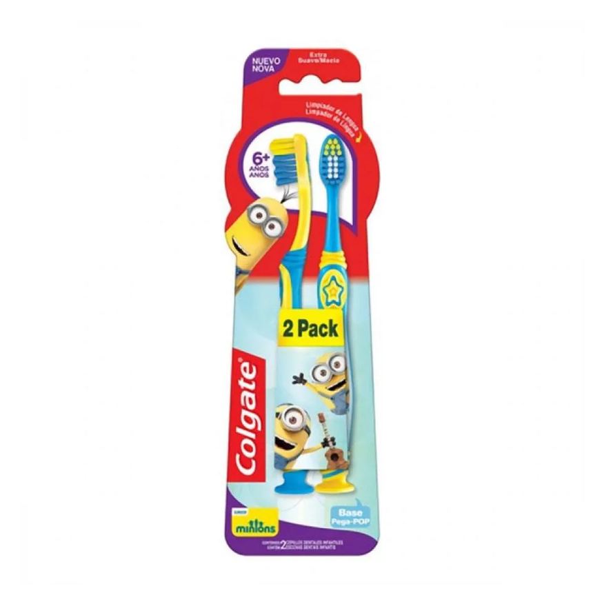 Colgate Escova Dental Minions C/2 unidades