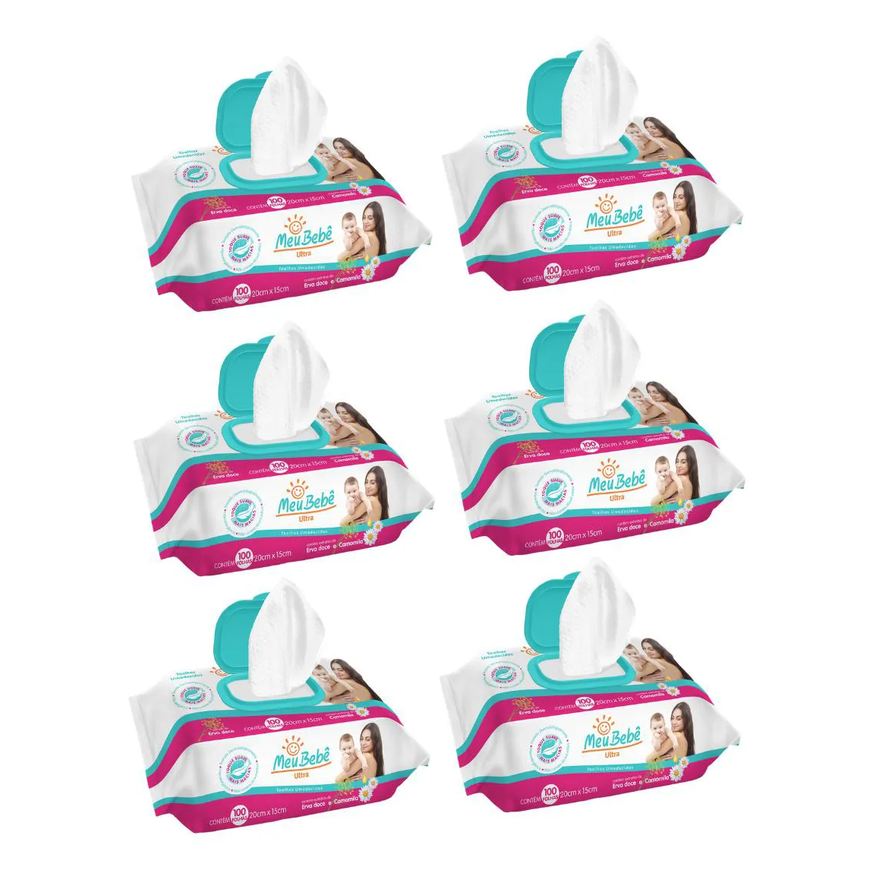 Hygieline Kit C6 Meu Bebê Ultra Toalha Umedecida C100