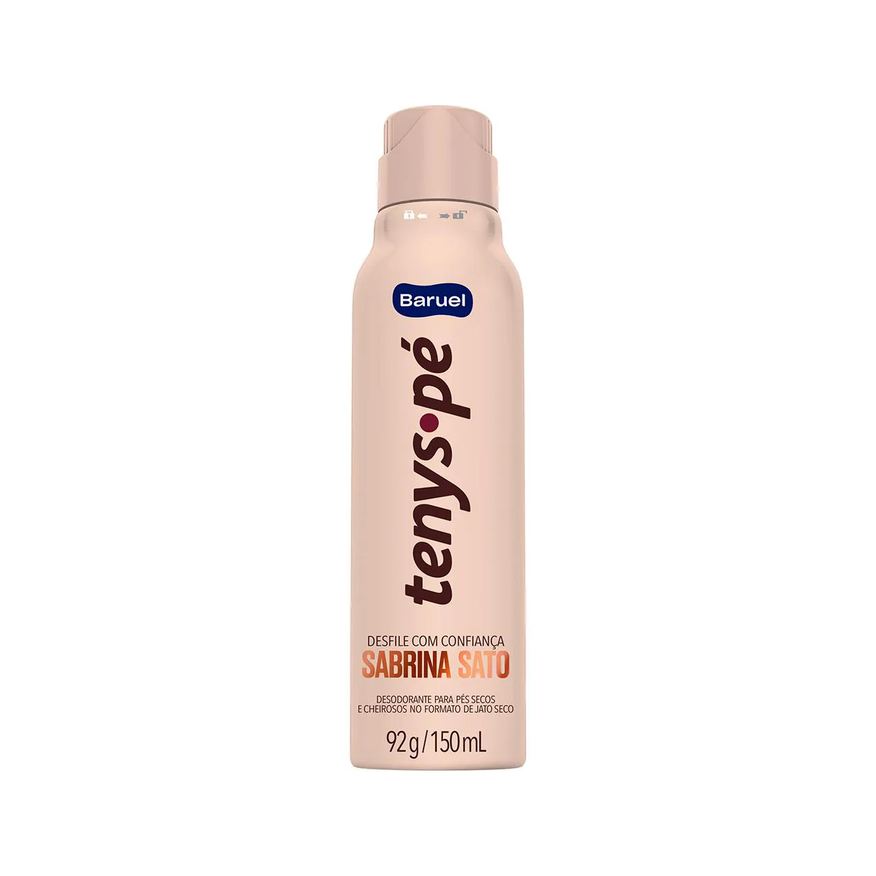 Tenys Pe Desodorante para os Pés em Jato Seco Tenys Pé Baruel Desfile com Confiança Sabrina Sato 150ml