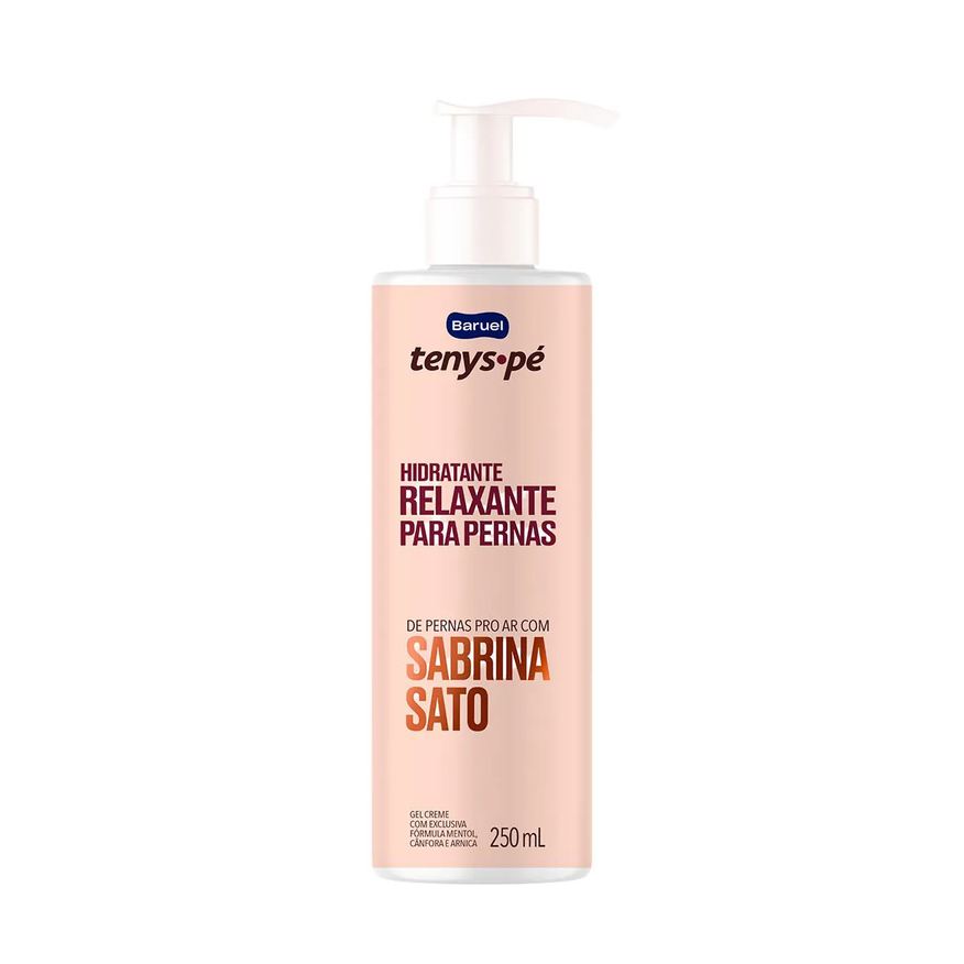Relaxante Hidratante para as Pernas Tenys Pé Baruel Sabrina Sato 250ml