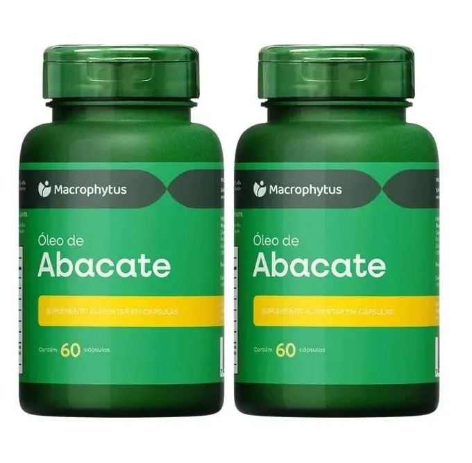 Macrophytus Kit 2x Óleo de Abacate 1400mg 60 cápsulas