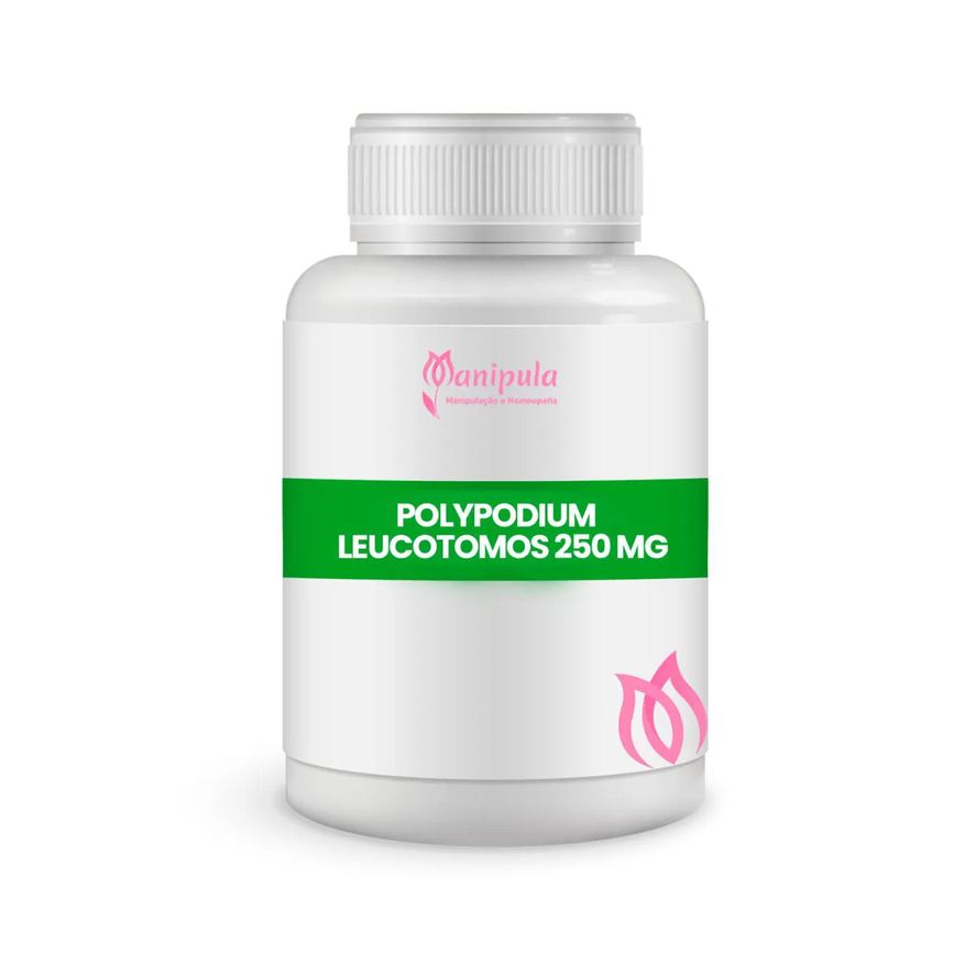 Manipula Polypodium Leucotomos 250mg - Fotoproteção e Saúde da Pele | 30 Doses