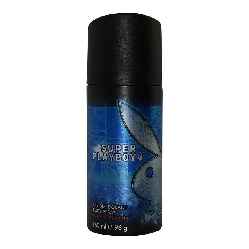 Playboy Água de Cheiro Masculina Super Spray Corporal 150ml
