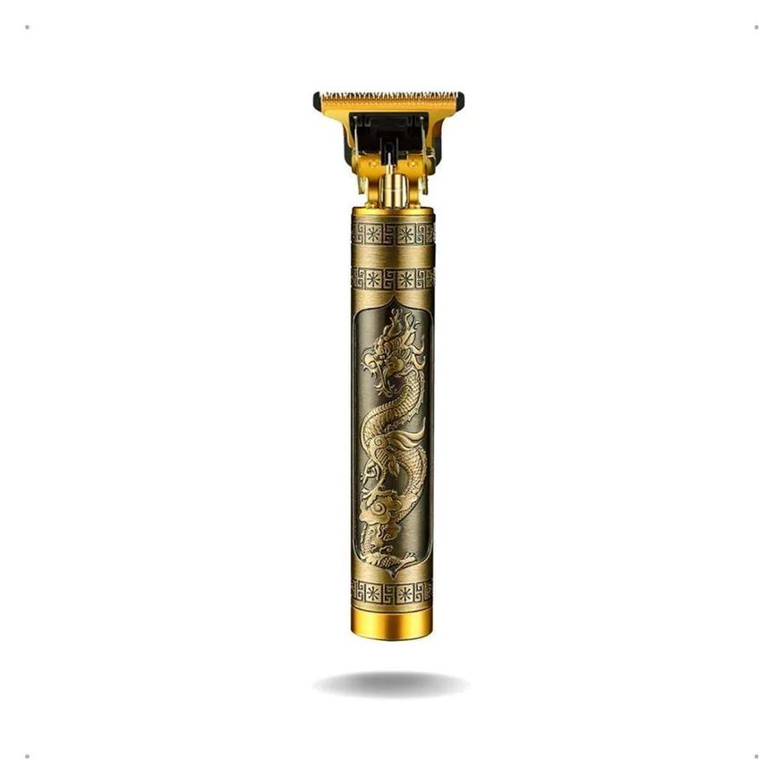 Aquilae Barbeador Dragão Dourado Profissional - Aparador Usb