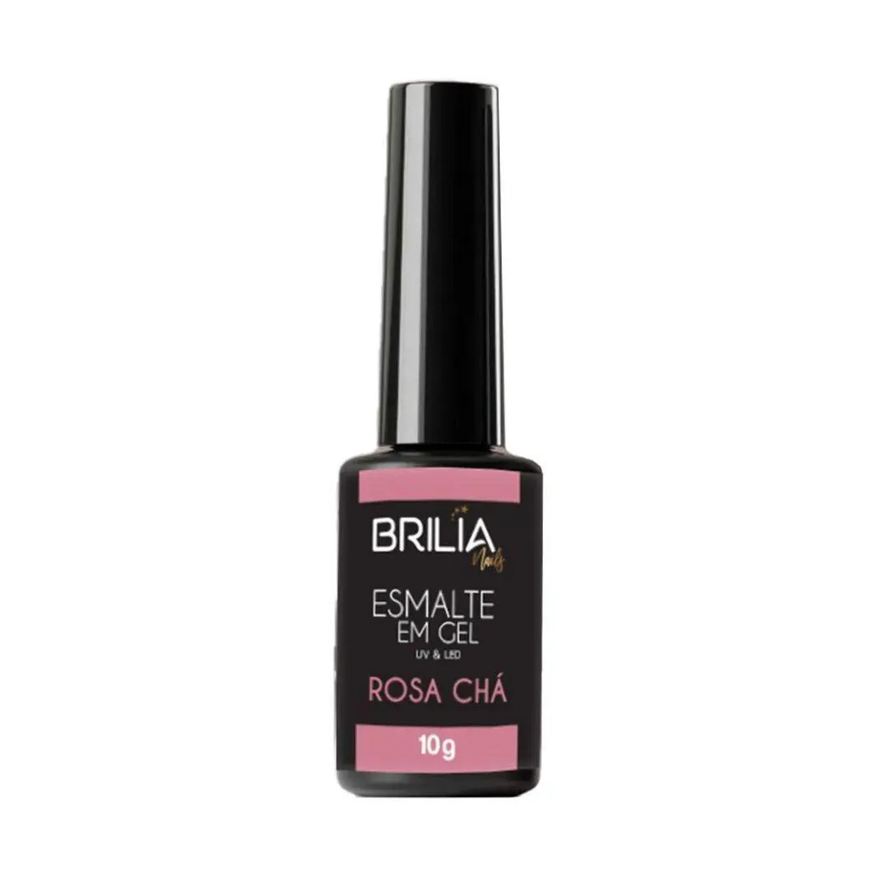 Brilia Nail Esmalte Gel Rosa Chá 10g