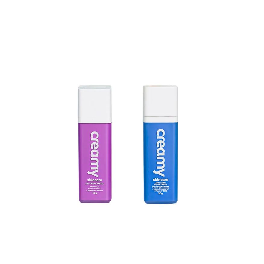 Creamy Kit Facial Gel Creme 30g + Creme Firmador Peptide 30g
