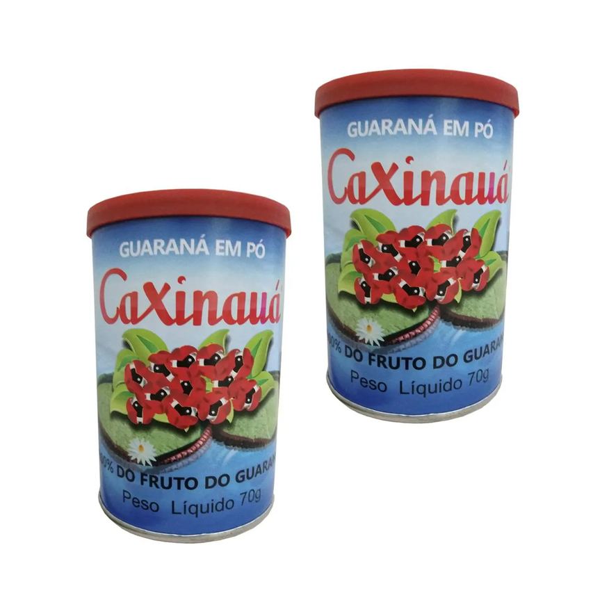 Caxinauá Kit 2Un Guaraná em Pó 70g