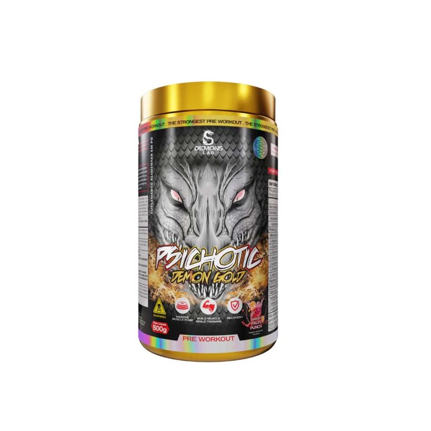 Vitafor Pré Treino - Psichotic Demon Gold - Demons Lab