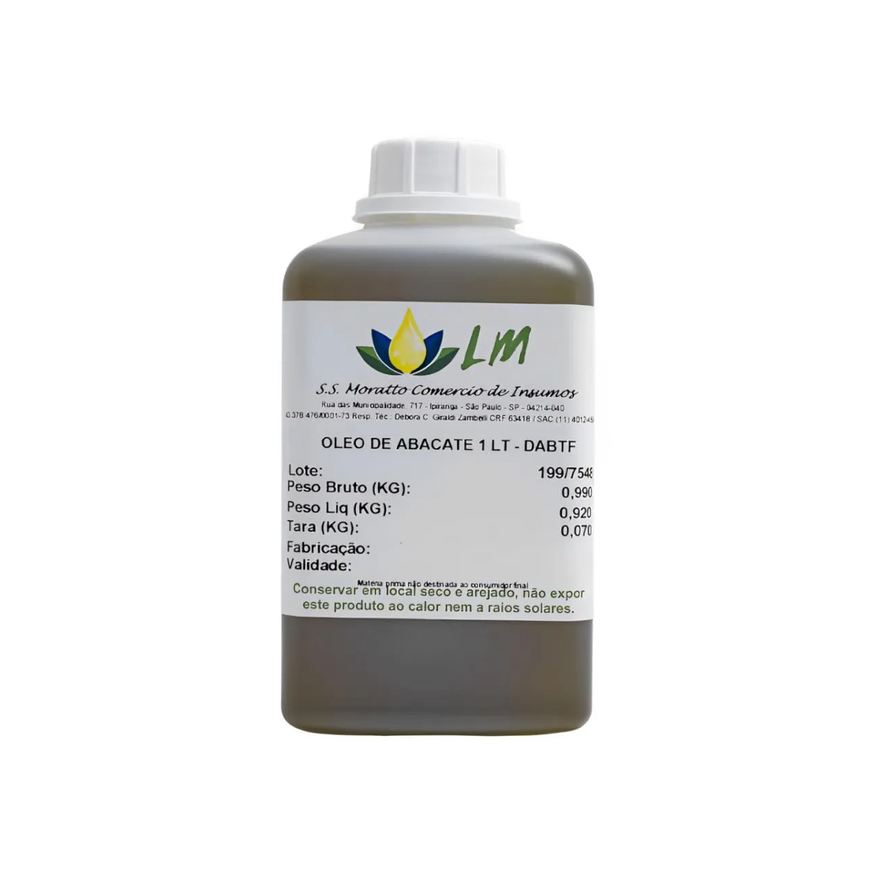 Distriol Óleo Vegetal 100% Natural Distrol Abacate 1L