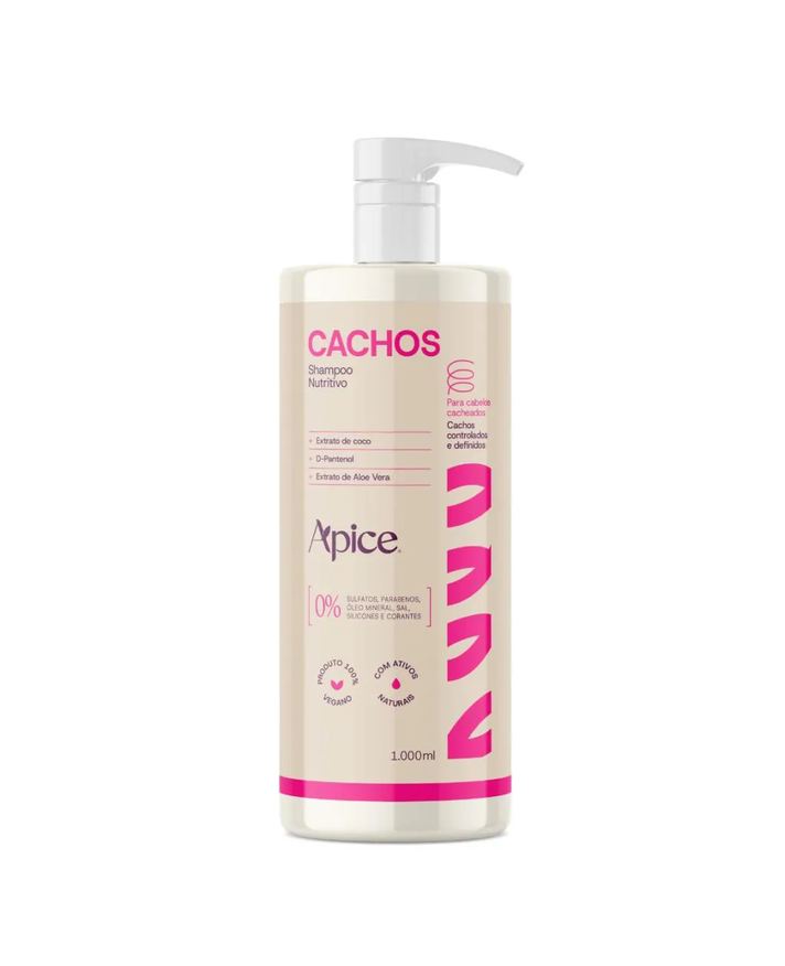 Apice Shampoo Cachos Nutritivo Nova Fragrância 1000ml