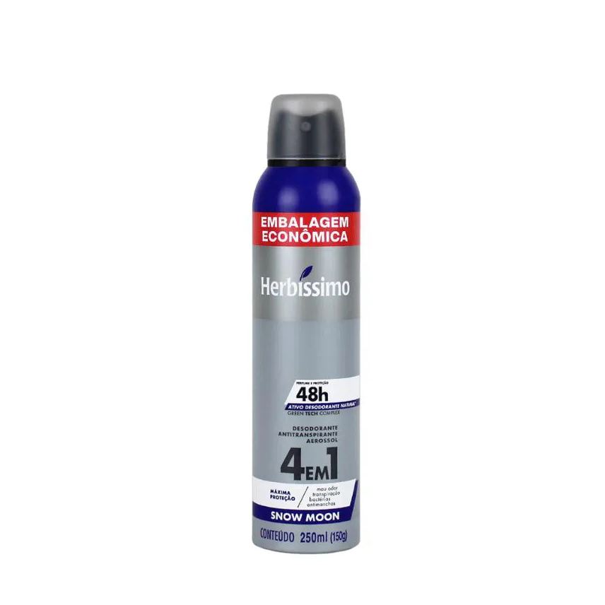 Herbíssimo Desodorante Aerosol Antitranspirante Snow Moon 250ml