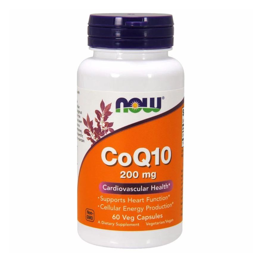 Now Foods Coq10 Coenzima Q10 200mg (60 Vcaps)
