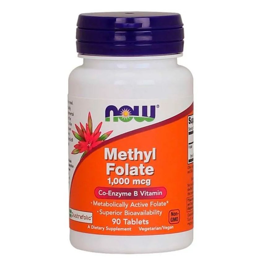 Now Foods Methyl Folate 1000Mcg (90 Tabs)
