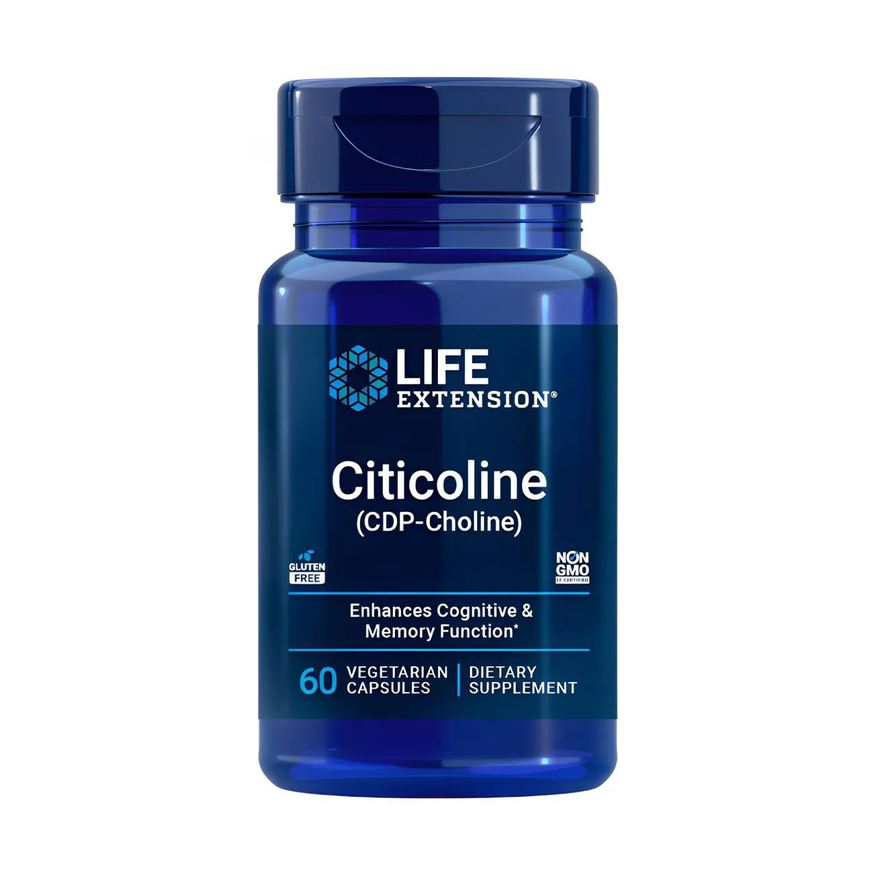 Life Extension Citicolina (Cdp-Colina) 60 Cápsulas Importado