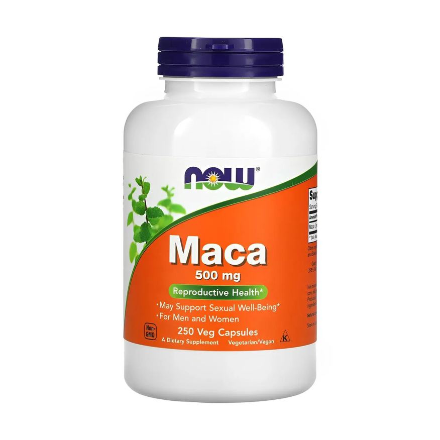 Now Foods Maca Peruana 500mg 250 Veg Cápsulas 4762