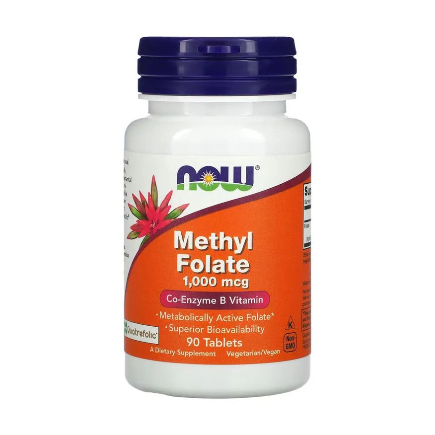Now Foods Metilfolato Methyl 1000Mcg 90 Tabs