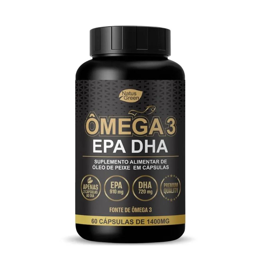 Natus Green Ômega 3 Super Concentrado 60 Cápsulas 1400mg